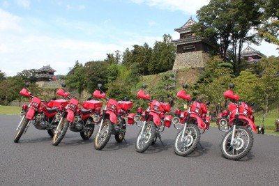 消防バイクをいち早く導入した上田市消防団