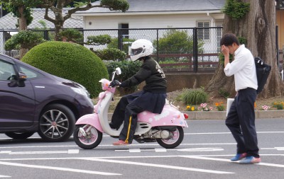 原付は高校生の大切な交通手段