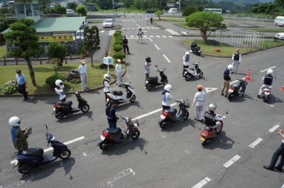 高校生の二輪車安全運転講習（埼玉県）