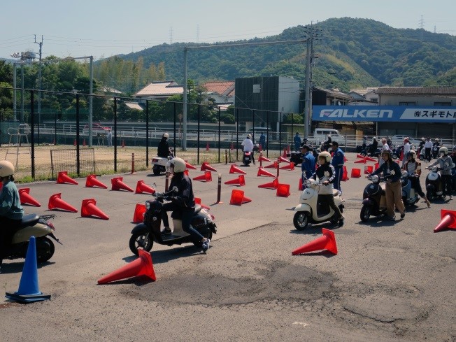 バイク 自転車講習会（昨年の模様）