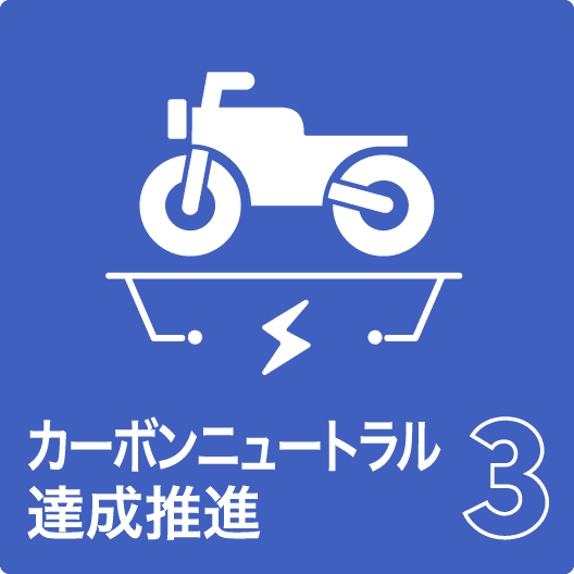 二輪車のカーボンニュートラル達成に向けた 現実的な施策の策定と着実な推進